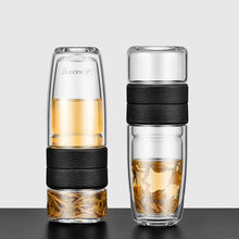 Load image into Gallery viewer, ZOOOBE My Double Wall Glass Tea Water Bottle